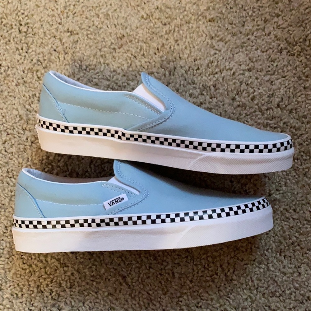 Light Blue Slip-On Vans